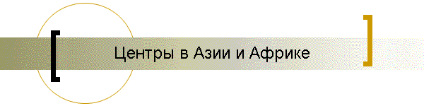 Центры в Азии и Африке